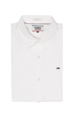 Chemise manches longues TOMMY JEANS DM0DM04405 Blanc